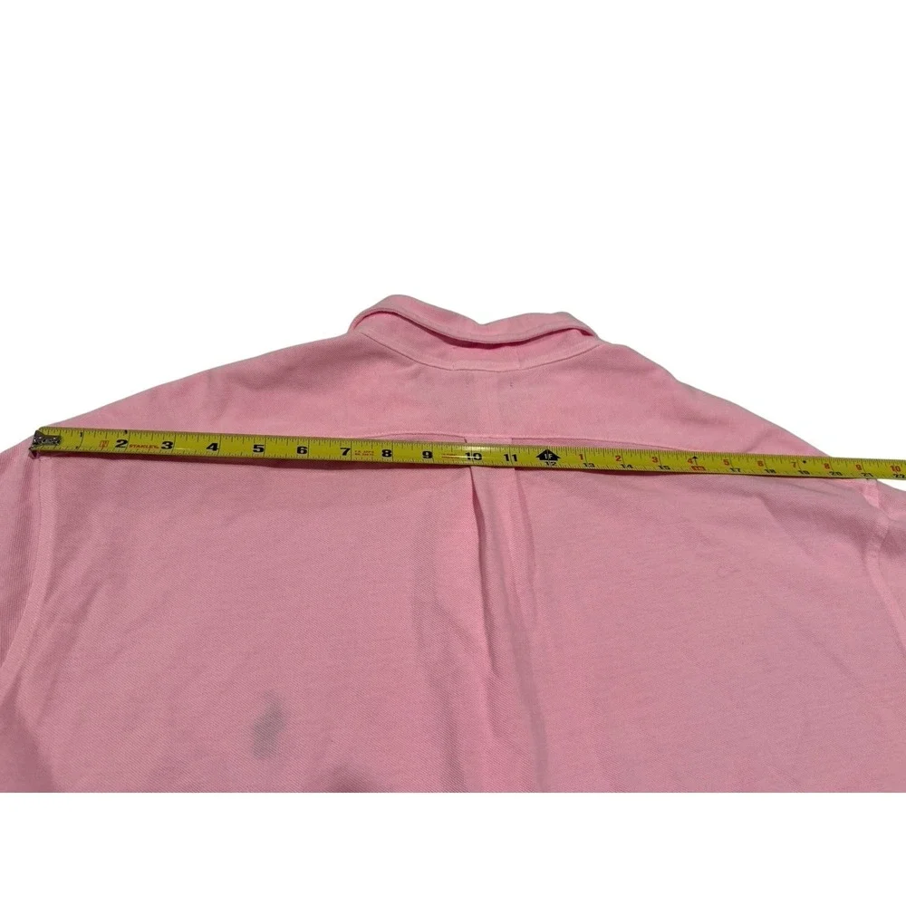 Polo Ralph Lauren Featherweight Mesh Long Sleeve Shirt Men's Sz XXL/TTG Pink ECU